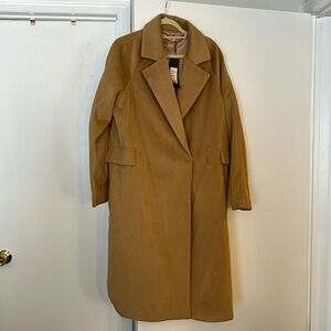 S Deer long camel coat XXL new with tags